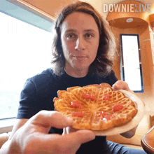 Look At This Waffle Michael Downie GIF - Look At This Waffle Michael Downie Downielive GIFs