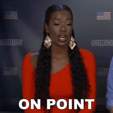 On Point Justine GIF - On Point Justine The Challenge World Championship GIFs