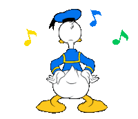 Donald Duck Dance Sticker