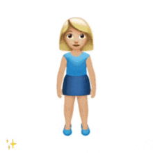 a pole dancer in a blue dress is standing in a room