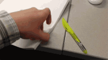 Yellow Highlighter For Studying GIF - Highlighter Yellow Highlighter Studying GIFs