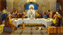Boldog Karácsonyt Jesus GIF - Boldog Karácsonyt Jesus The Last Supper GIFs