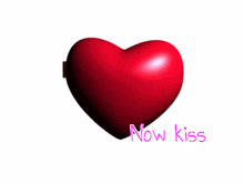 a picture of a girl with a bandage on her head and the words now kiss below