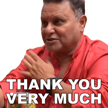 Thank You Very Much Anil Sharma Sticker - Thank You Very Much Anil Sharma Pinkvilla Stickers