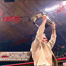 Eric Bischoff Wwe Champion GIF - Eric Bischoff Wwe Champion Wwe GIFs
