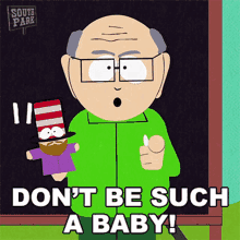 Dont Be Such A Baby Herbert Garrison GIF - Dont Be Such A Baby Herbert Garrison South Park GIFs