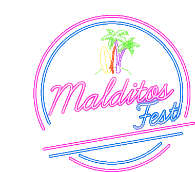 Malditos Fest Trees Sticker - Malditos Fest Trees Logo Stickers