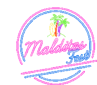 Malditos Fest Trees Sticker - Malditos Fest Trees Logo Stickers