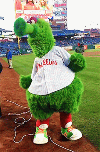 Philadelphia Phillies Phillie Phanatic GIF - Philadelphia Phillies