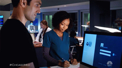 Admiring April Sexton Gif Admiring April Sexton Chicago Med Discover Share Gifs