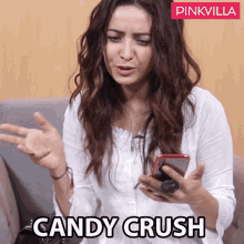 Candy Crush Asha Negi GIF - Candy Crush Asha Negi Pinkvilla GIFs