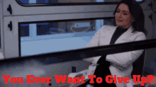 Greys Anatomy Amelia Shepherd GIF - Greys Anatomy Amelia Shepherd You Ever Want To Give Up GIFs