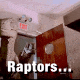 Raptors Kitchen GIF - Raptors Kitchen You Had One Job GIFs