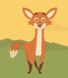 dancing fox