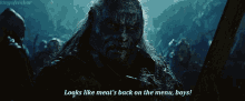 Meats Back On The Menu Lord Of The Rings GIF - Meats Back On The Menu Lord Of The Rings Orcs GIFs