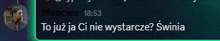 a screenshot of a message from maaciex 18:53