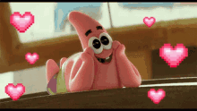 Excited Patrick Star GIF - Excited Patrick Star In Love GIFs