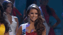 Paulina Vega Nia Sanches GIF - Paulina Vega Nia Sanches Miss Universe GIFs