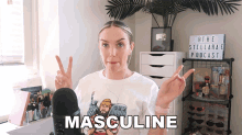 Masculine Stella Rae GIF - Masculine Stella Rae Air Quotes GIFs