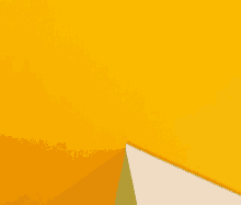 a yellow background with a green square in the center