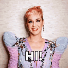 Hi Katy Perry GIF - Hi Katy Perry Idols Global GIFs