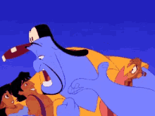 Genie Aladdin GIF - Genie Aladdin Kiss GIFs