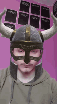 elodrai viking horned helmet speech chat