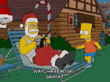 Santa Bart Simpson GIF - Santa Bart Simpson The Simpsons GIFs