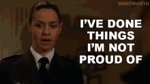 Ive Done Things Im Not Proud Of Vera Bennett GIF - Ive Done Things Im Not Proud Of Vera Bennett Wentworth GIFs