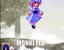 Monki Flip GIF - Monki Flip Yuyuko GIFs