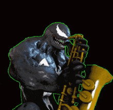Venom Spiderman GIF - Venom Spiderman Venom Plays Saxophone GIFs