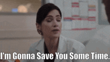 New Amsterdam Lauren Bloom GIF - New Amsterdam Lauren Bloom Im Gonna Save You Some Time GIFs