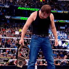 dean ambrose wwe champion wwe mitb money in the bank