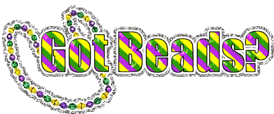 Got Beads Mardi Gras Beads Sticker - Got Beads Mardi Gras Beads Glitter Stickers