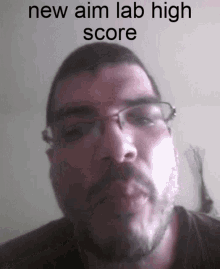 aimlab high score funny glassesman