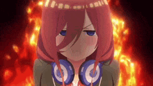 Miku Nakano Angry GIF - Miku Nakano Angry Marah GIFs