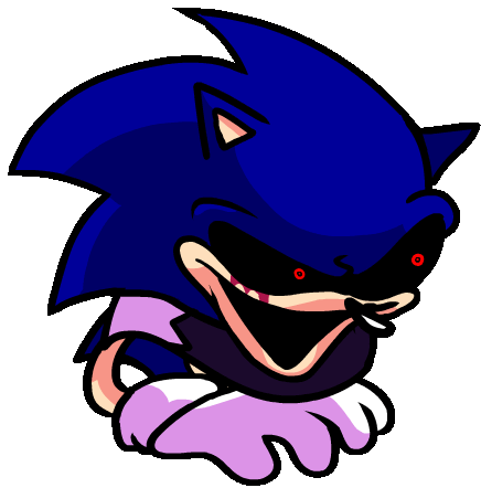 Sonic Exe Down Pose Sticker - Sonic Exe Down Pose God Feast Fnf Stickers