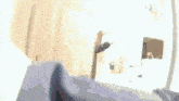 a blurred image of a person taking a selfie