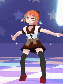 takanashi kiara dance dancing hyped excited