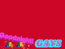 elmo from sesame street says goodnight gays in pink letters