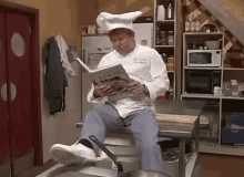 chef reading