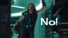 No Noo GIF - No Noo Thor GIFs