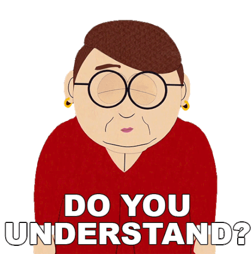 Do You Understand Ms Diane Choksondik Sticker - Do You Understand Ms Diane Choksondik South Park Stickers