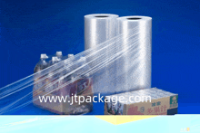 a box of juice is wrapped in plastic with the website www.jtpackage.com