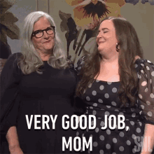 Very Good Job Mom Saturday Night Live GIF - Very Good Job Mom Saturday Night Live Nice Job Mom GIFs