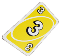 Yellow3card Uno Sticker - Yellow3card Uno Mattel163games Stickers