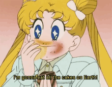Sailor Moon Chomp GIF - Sailor Moon Chomp Eat GIFs