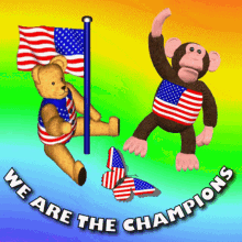 We Are The Champions Winners GIF - We Are The Champions Winners American Champions GIFs
