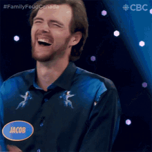 Laughing Hard Family Feud Canada GIF - Laughing Hard Family Feud Canada Happy GIFs