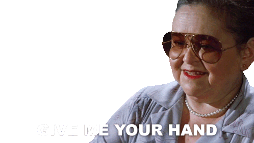Give Me Your Hand Tangina Sticker - Give Me Your Hand Tangina Zelda Rubinstein Stickers